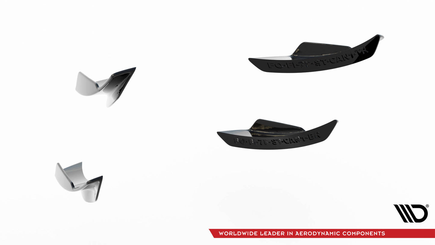 Front Bumper Wings (Canards) Ford Fiesta 7 pcs Facelift