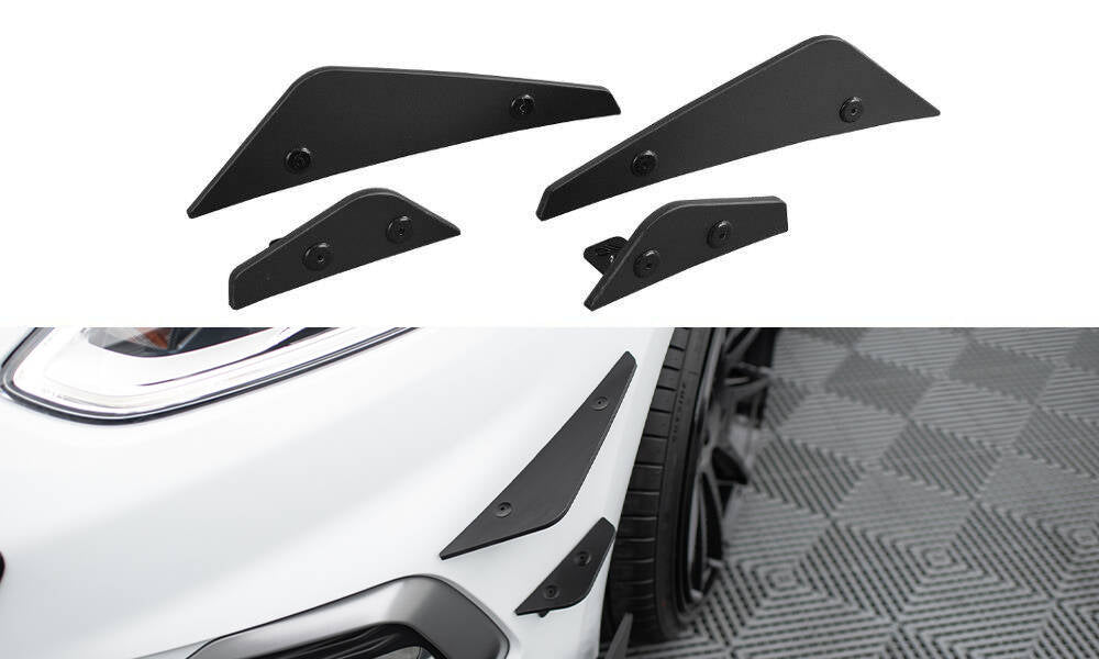 Front bumper wings (canards) ford fiesta mk8 st/ st-line