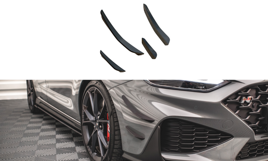 Front bumper wings (canards) hyundai i30 n / i30 n-line hatchback/fastback mk3 facelift