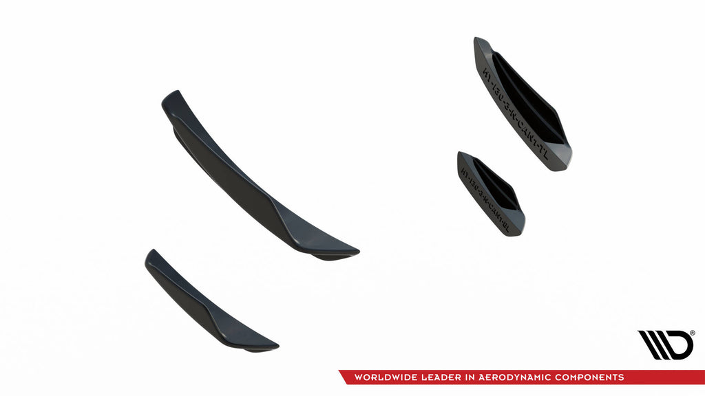 Front bumper wings (canards) hyundai i30 n mk3