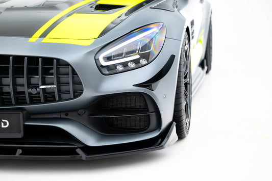 Front bumper wings (canards) mercedes-amg gt c c190 facelift
