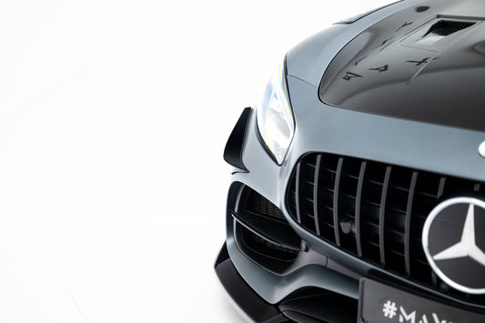 Front bumper wings (canards) mercedes-amg gt c c190 facelift