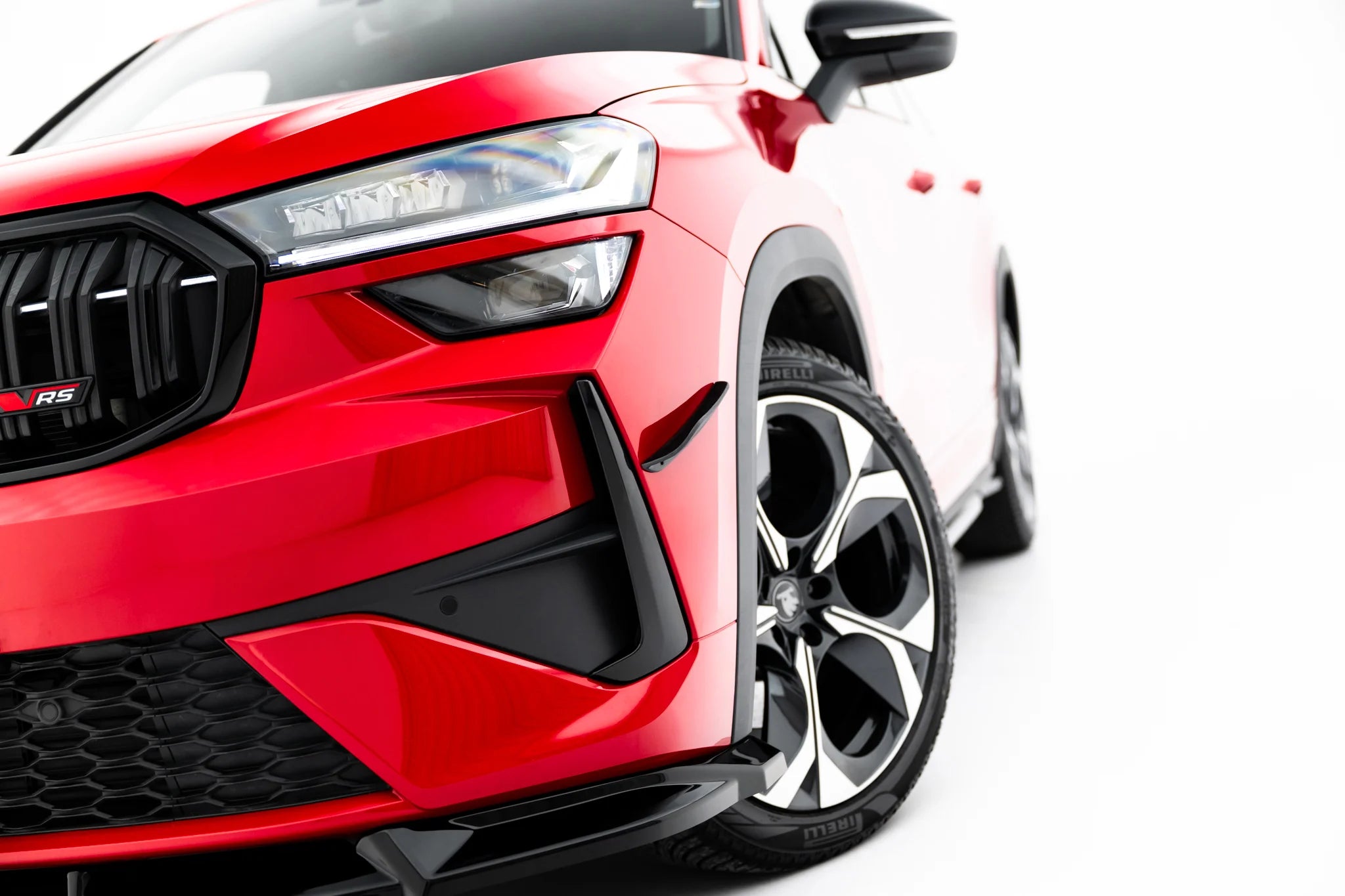 Front bumper wings (canards) skoda kodiaq rs mk2