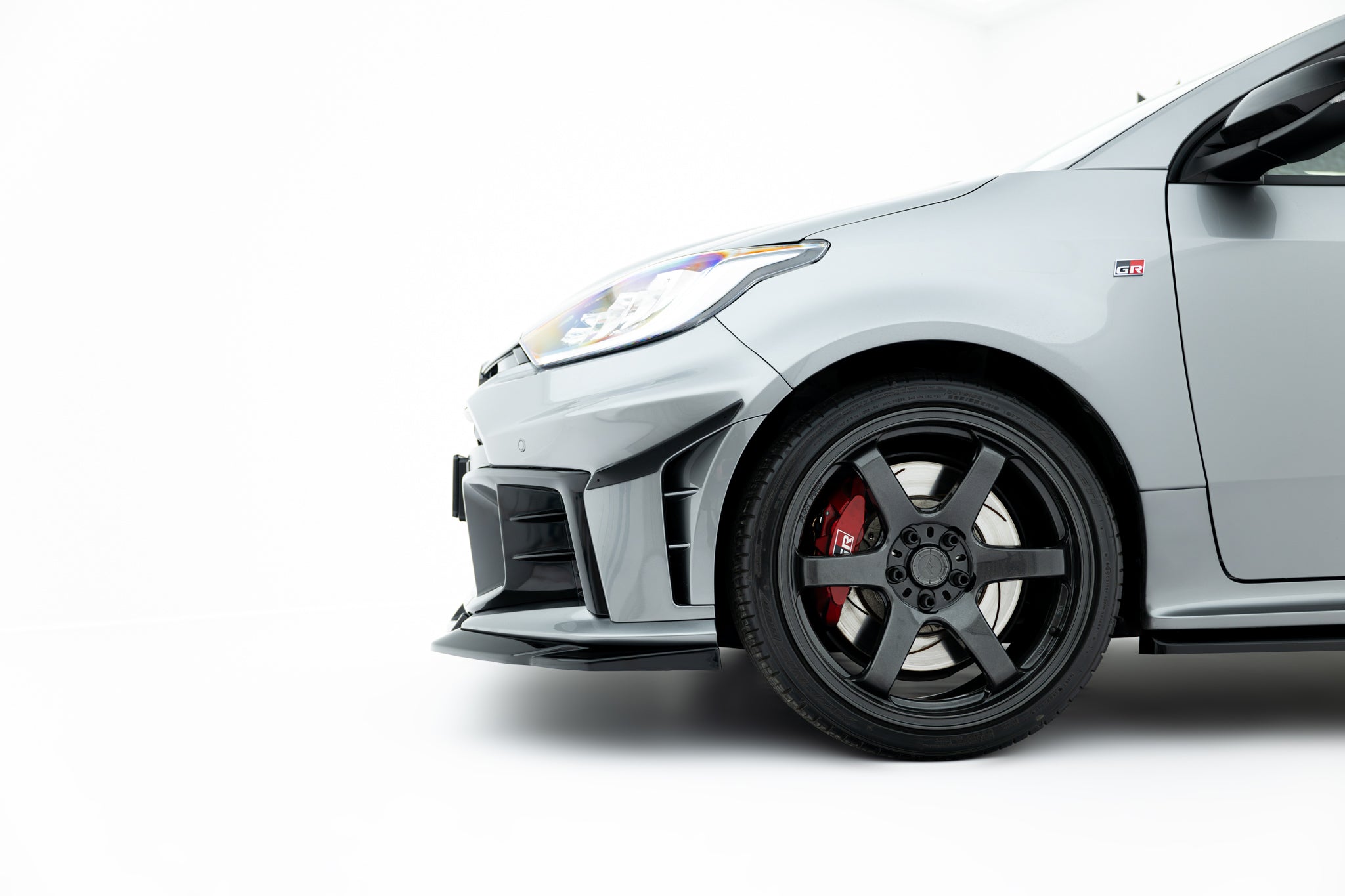 Frontfangervinger (canards) toyota gr yaris mk4 ansiktsløftning