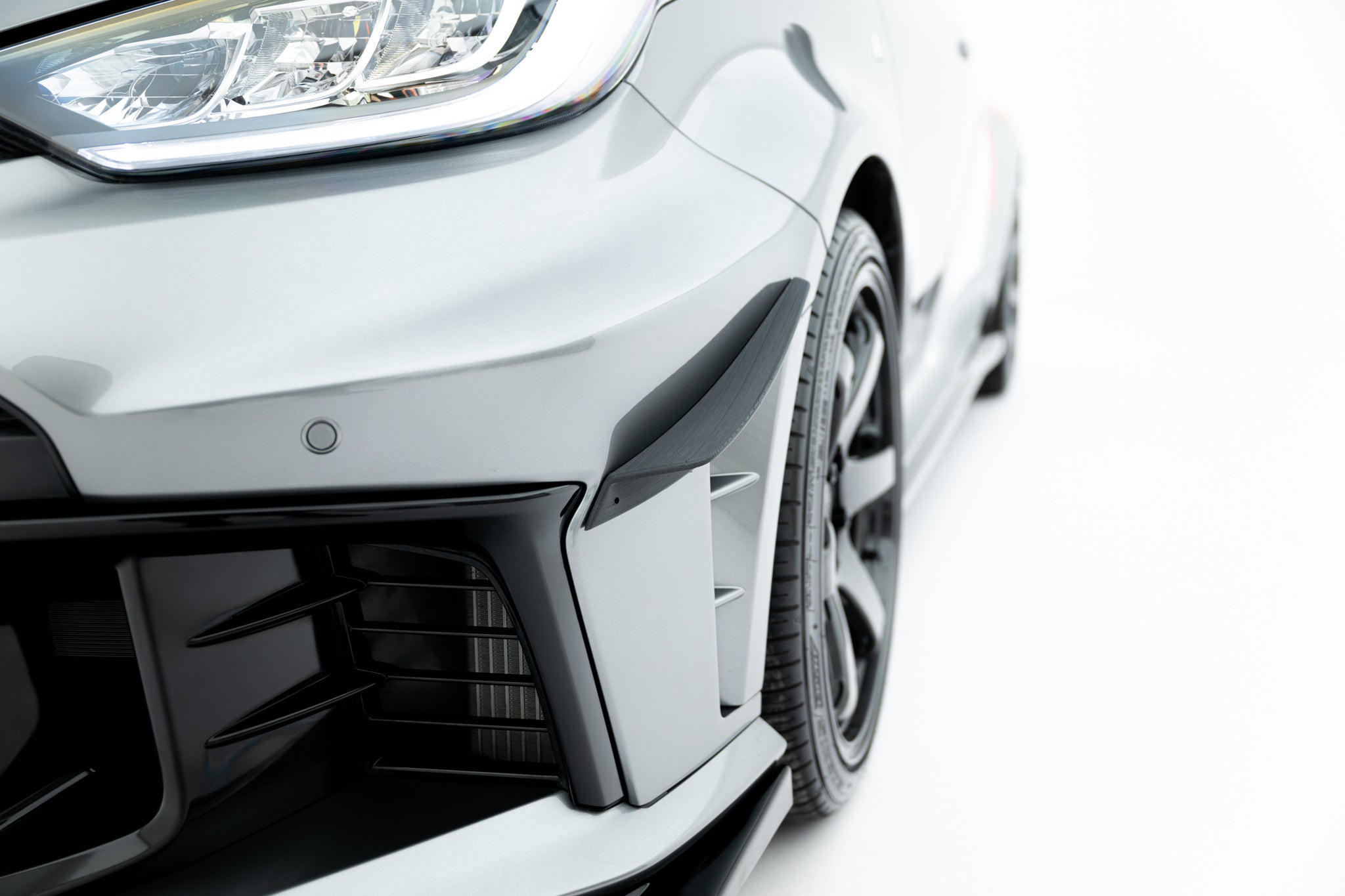 Frontfangervinger (canards) toyota gr yaris mk4 ansiktsløftning