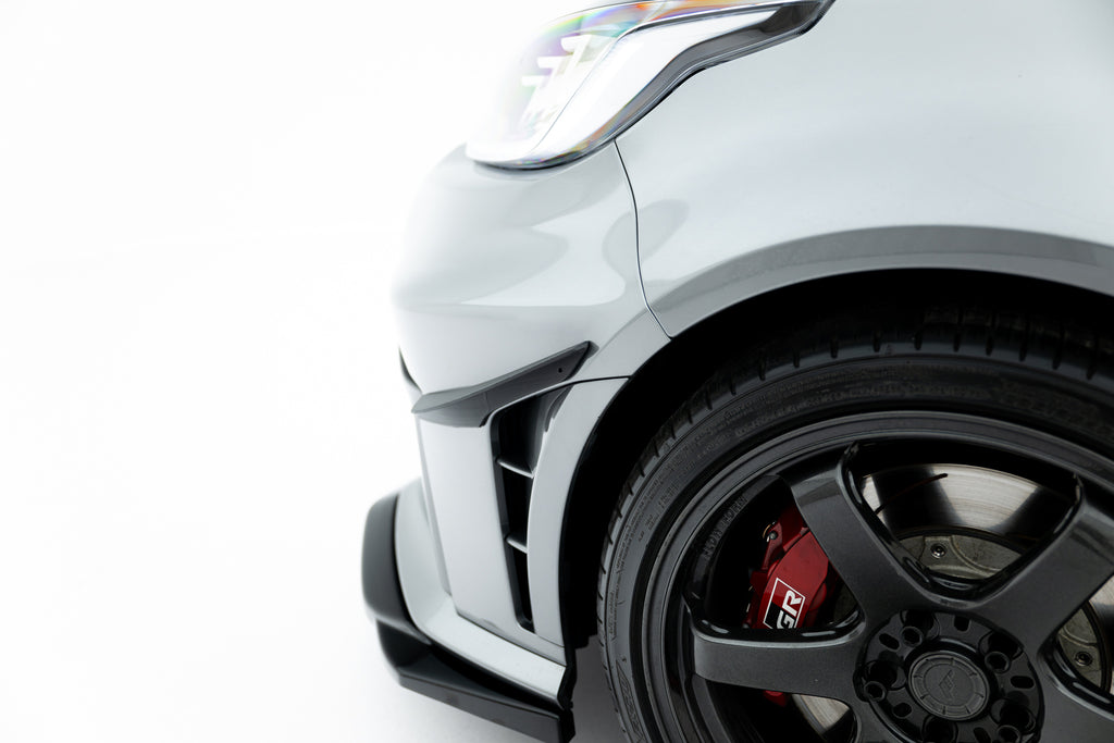 Frontfangervinger (canards) toyota gr yaris mk4 ansiktsløftning