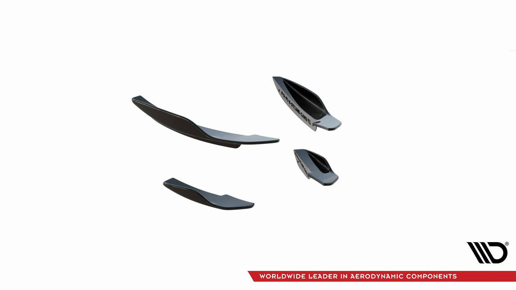 Forreste kofangervinger (canards) v.2 Ford Fiesta MK8 ST / ST-line