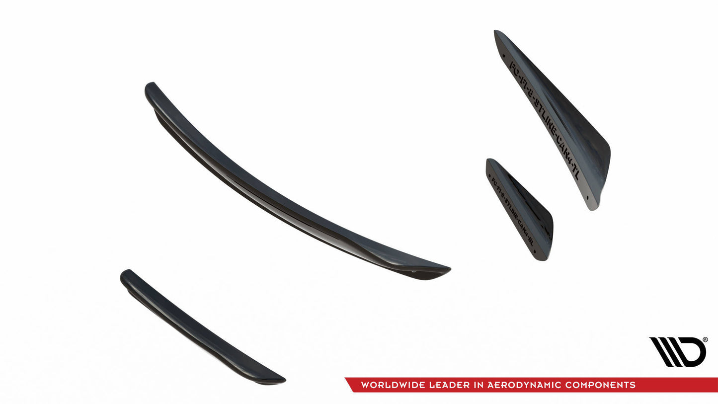 Front bumper wings (canards) v.3 ford fiesta mk8 st / st-line