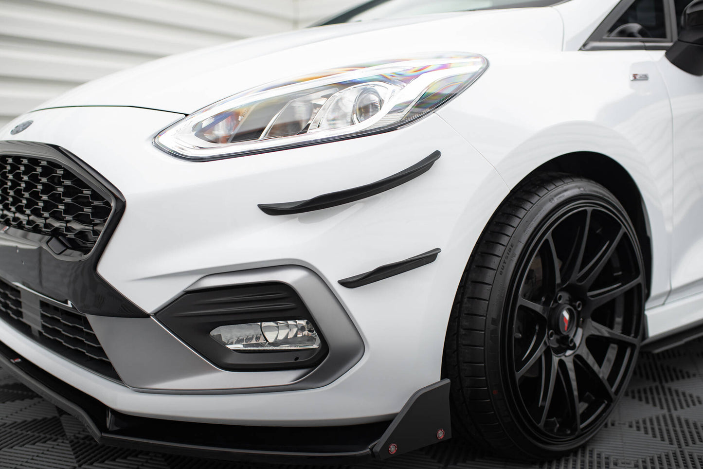Front bumper wings (canards) v.3 ford fiesta mk8 st / st-line