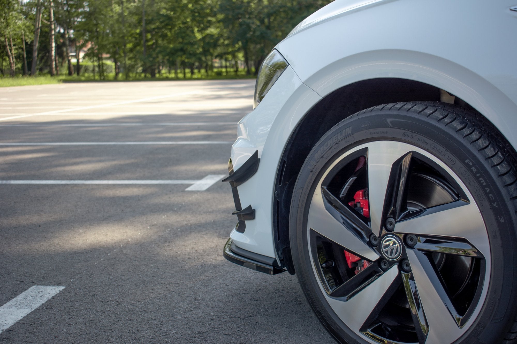 Etupuskurin siivet (Canards) Volkswagen Polo GTI MK6