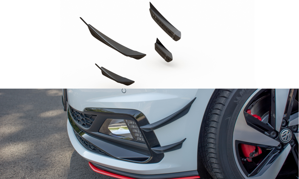 Etupuskurin siivet (Canards) Volkswagen Polo GTI MK6