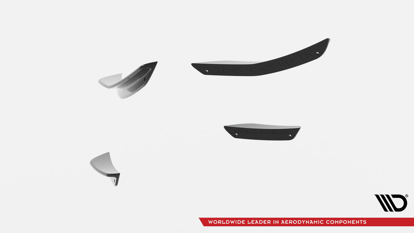 Front bumper wings (canards) volkswagen scirocco r mk3