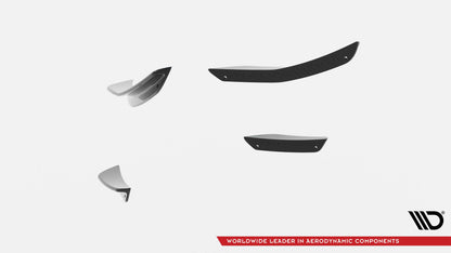Front bumper wings (canards) volkswagen scirocco r mk3