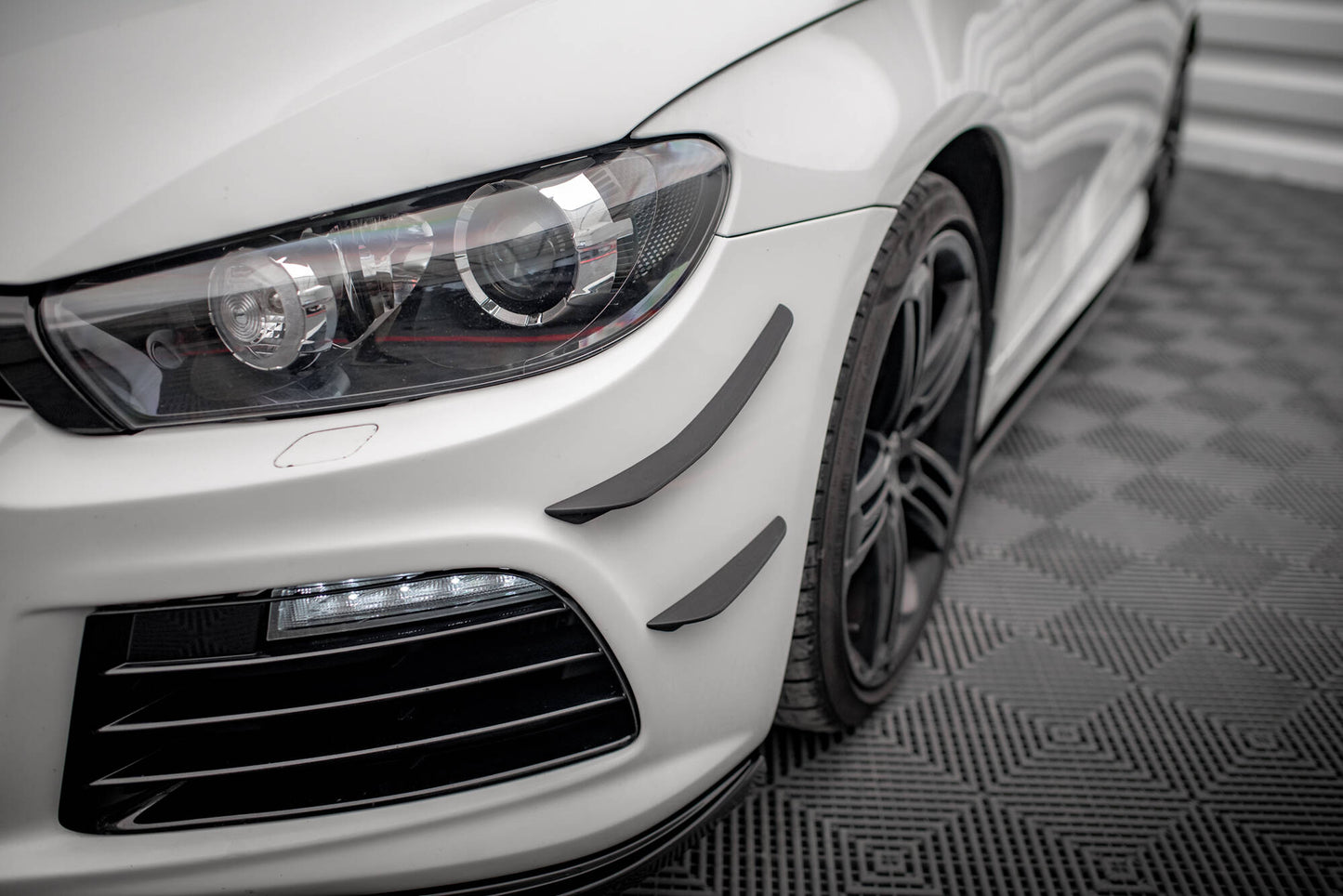 Front bumper wings (canards) volkswagen scirocco r mk3