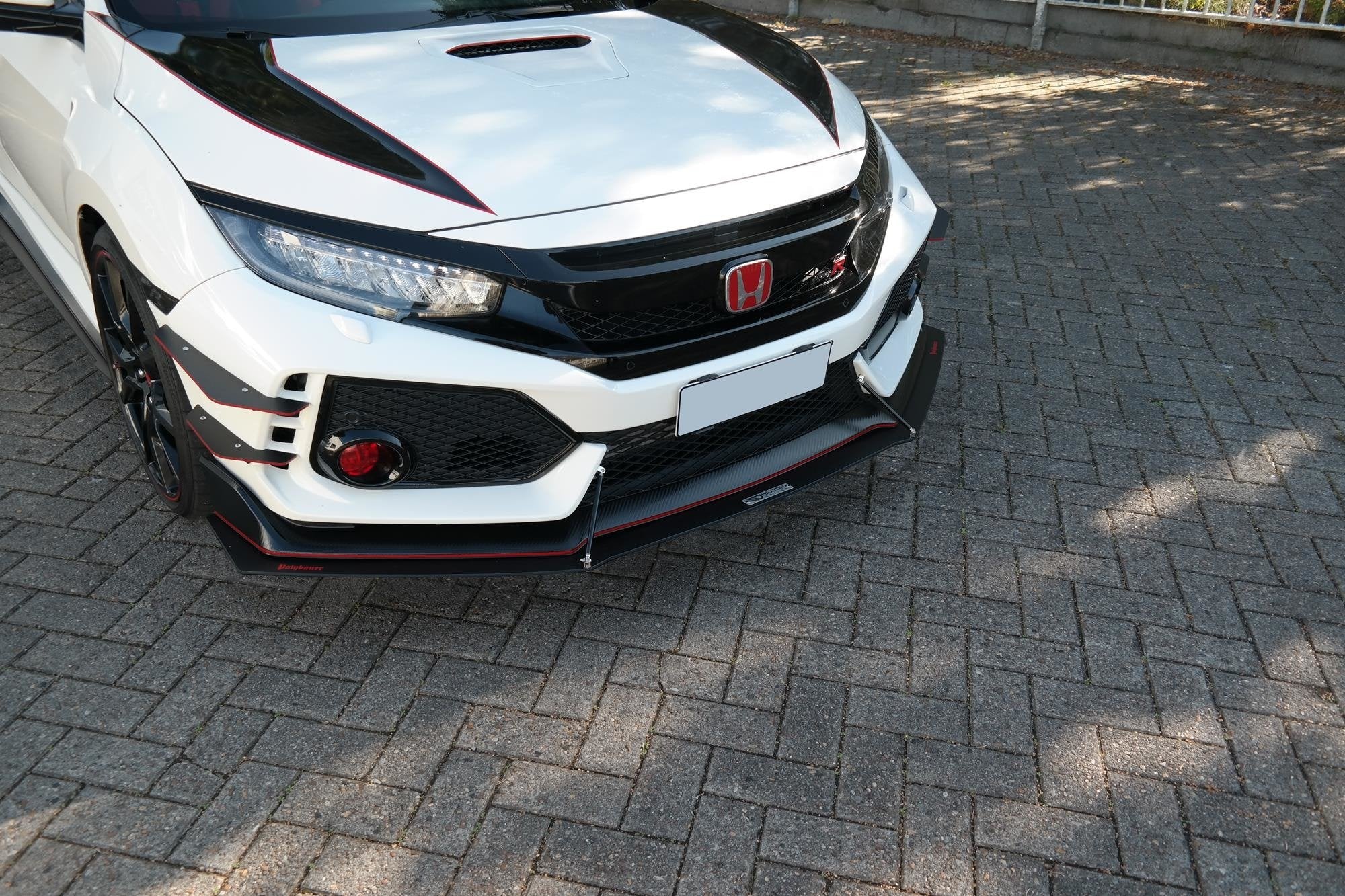 Front racing splitter v.1 honda civic type-r mk 10