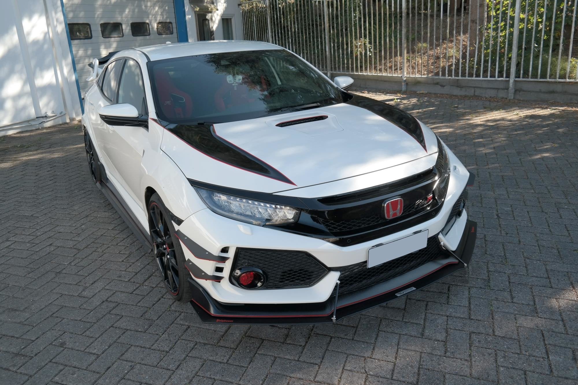 Front racing splitter v.1 honda civic type-r mk 10
