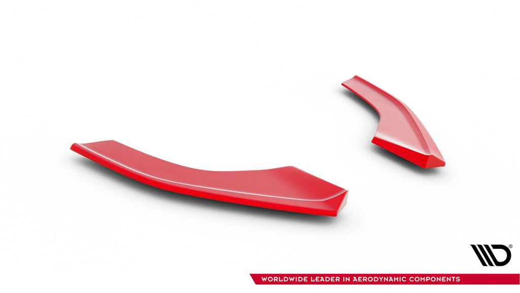 Front side splitters volkswagen golf r / r-line mk7 facelift