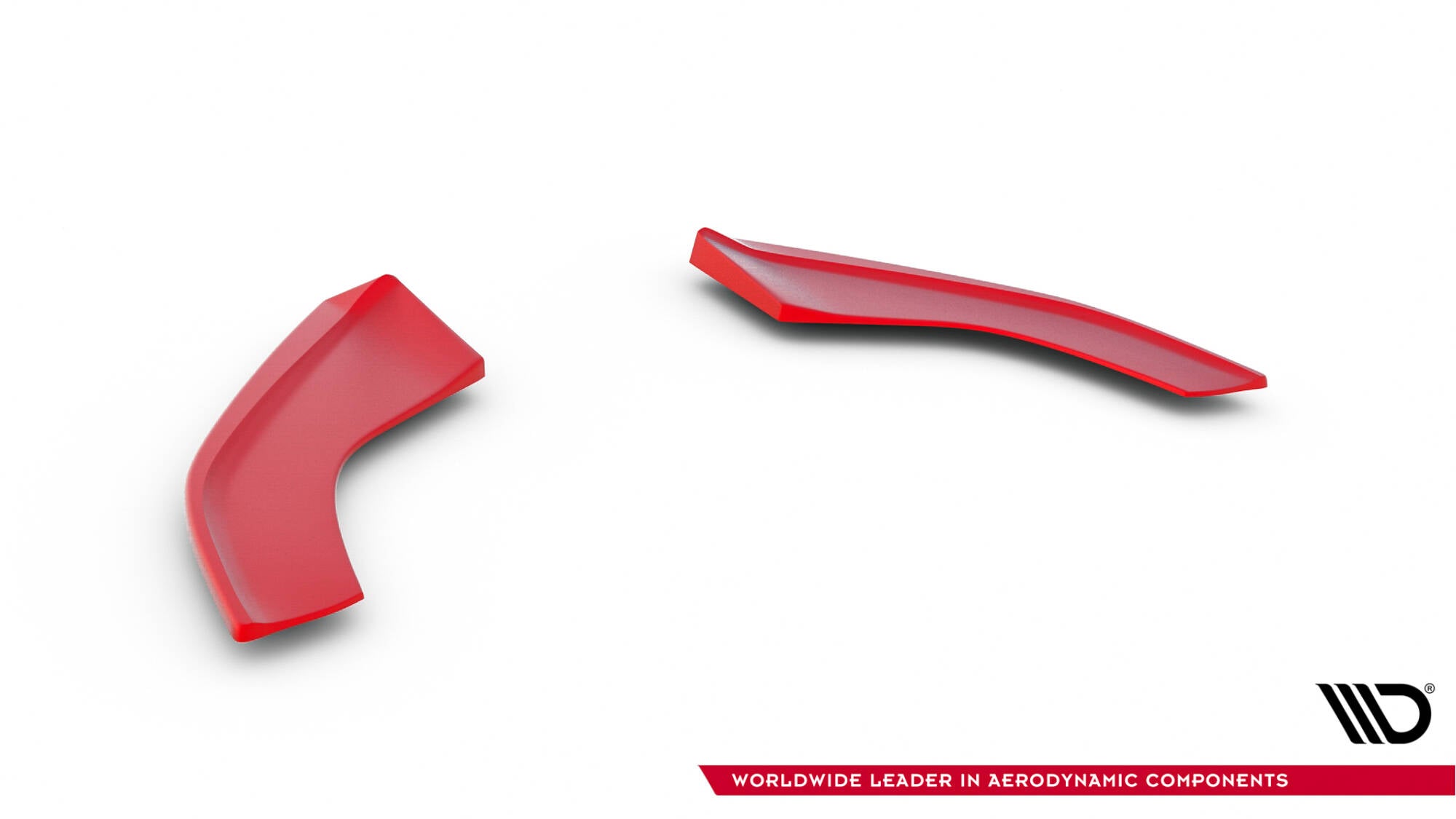 Front side splitters volkswagen golf r / r-line mk7 facelift