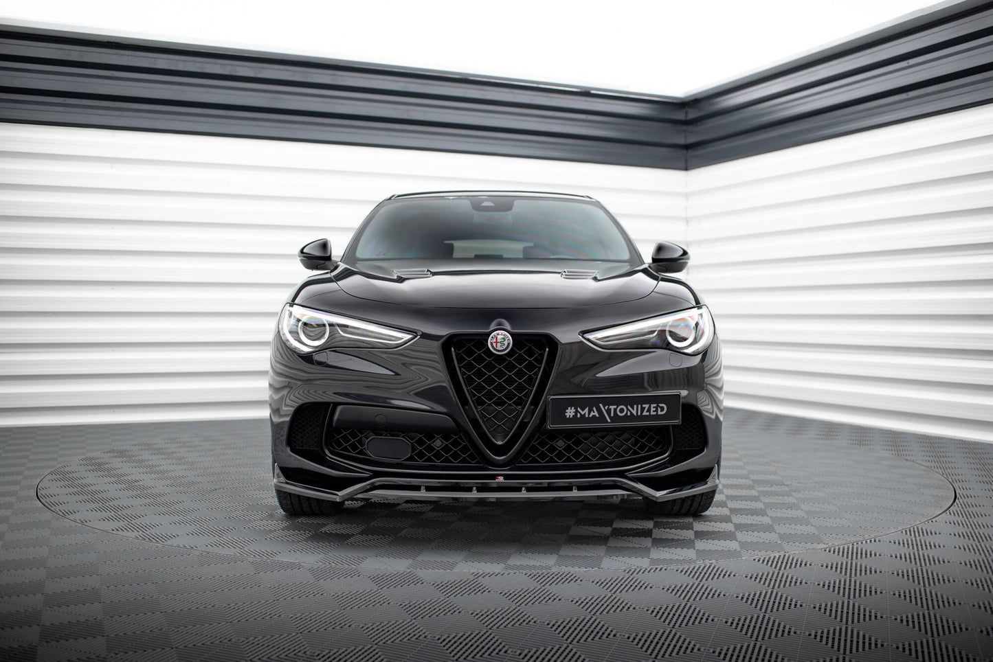 Front splitter alfa romeo stelvio quadrifoglio mk1