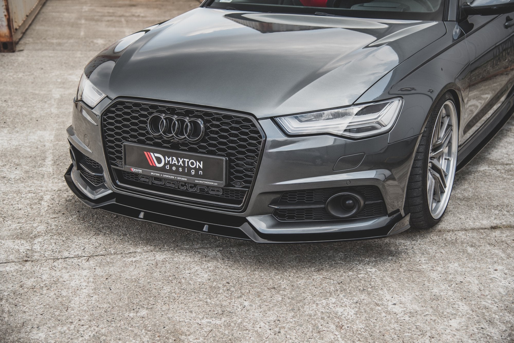 Front splitter audi a6 / a6 c7 s-line/ s6 c7 facelift