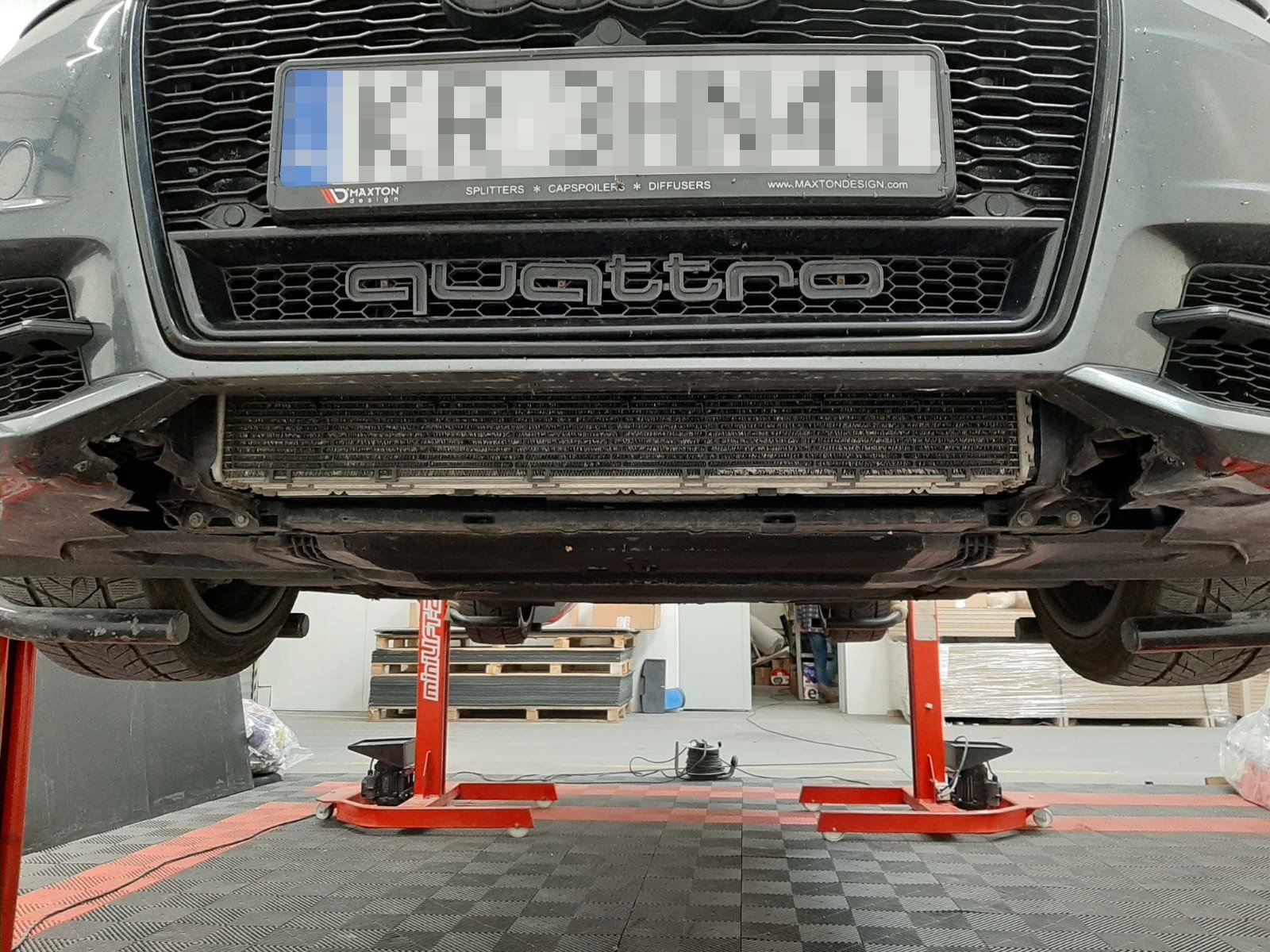 Front splitter audi a6 / a6 c7 s-line/ s6 c7 facelift