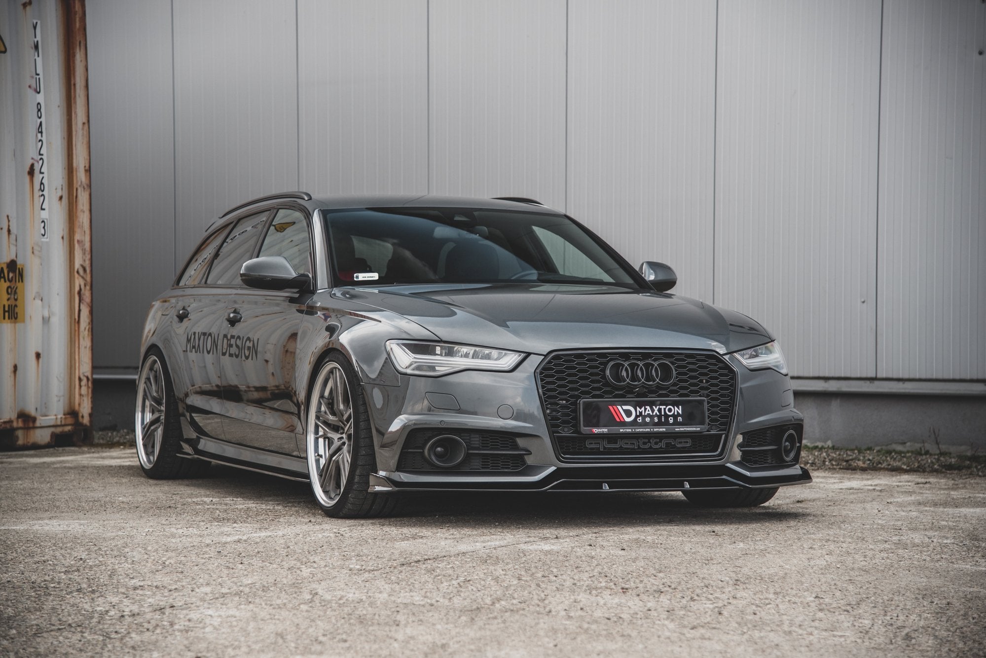 Front splitter audi a6 / a6 c7 s-line/ s6 c7 facelift