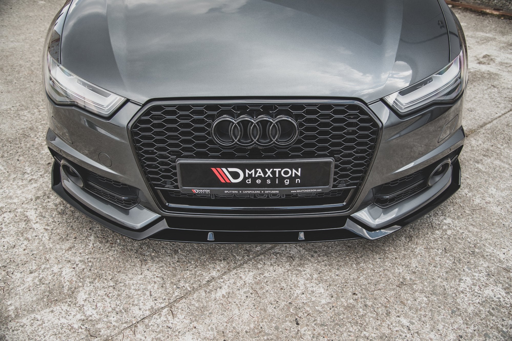 Front splitter audi a6 / a6 c7 s-line/ s6 c7 facelift
