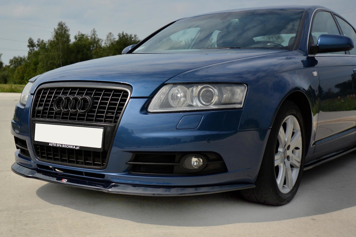 Front splitter audi a6 s-line c6