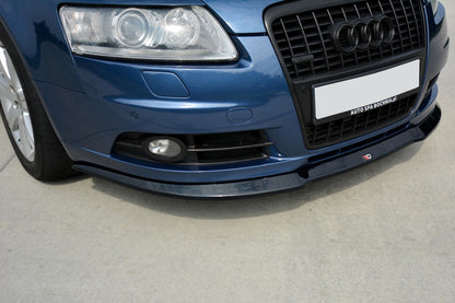 Front splitter audi a6 s-line c6