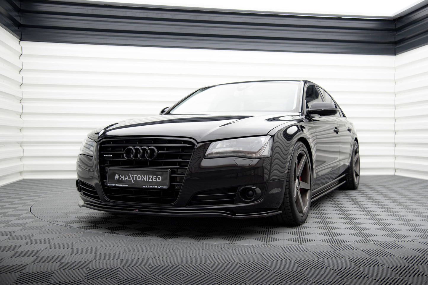 Front splitter audi a8 d4