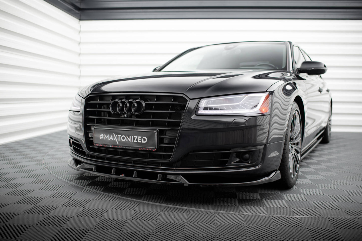 Front splitter audi a8 d4 facelift