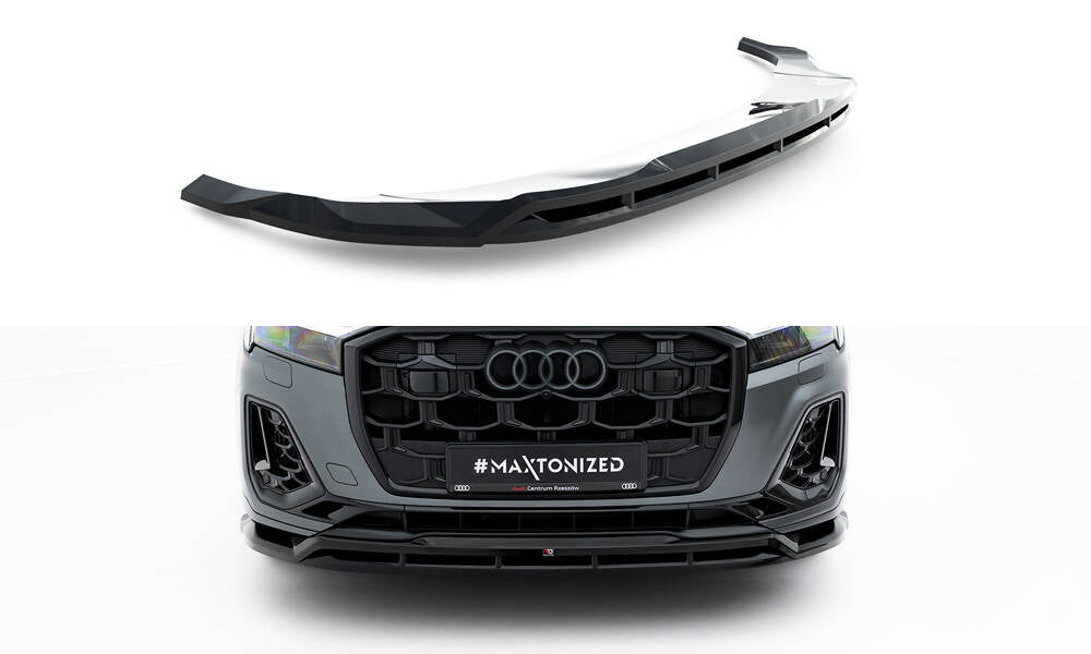 Front splitter audi q7 s-line / sq7 mk2 ansigtsløftning 2