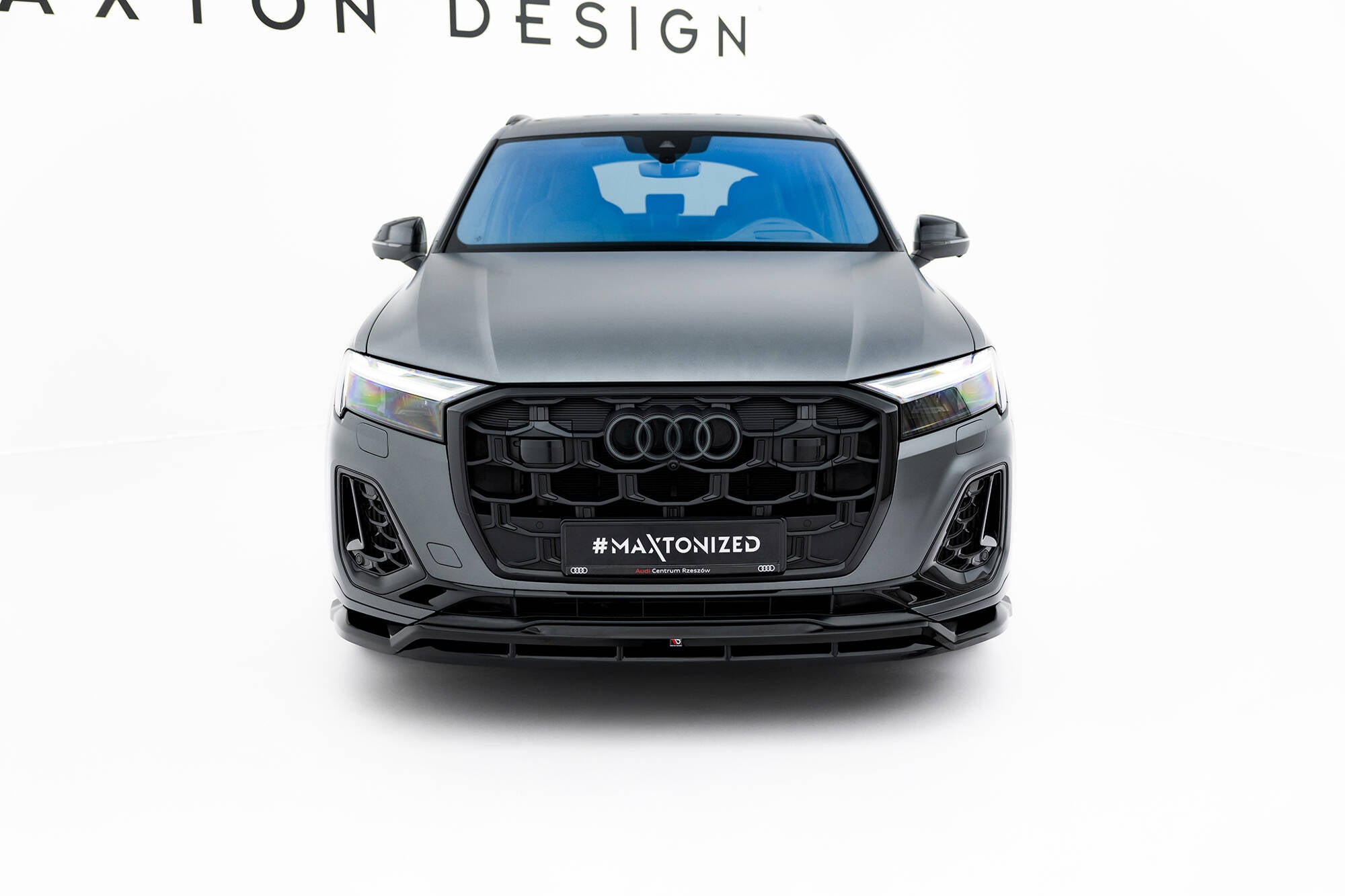 Front splitter audi q7 s-line / sq7 mk2 ansigtsløftning 2