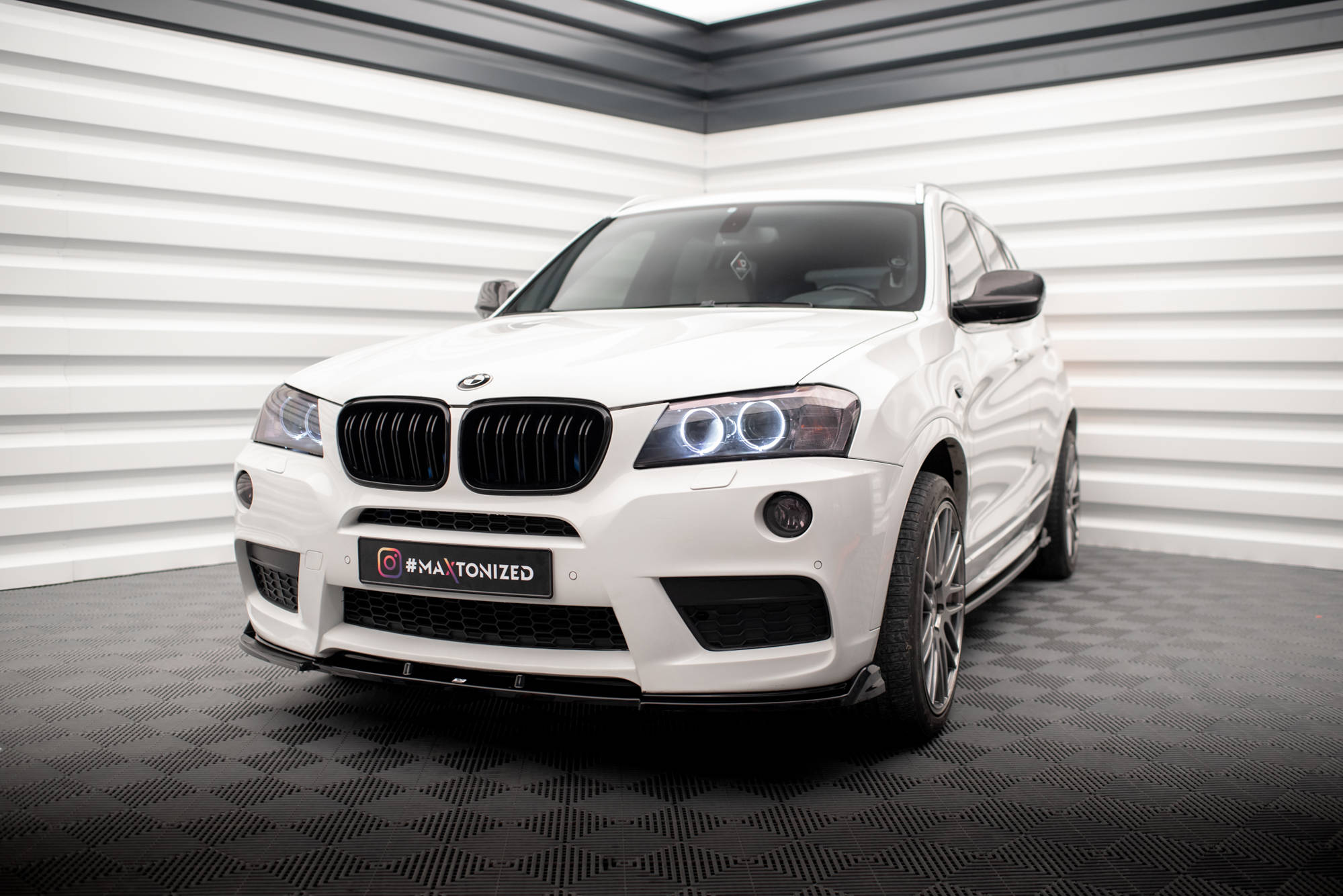 Front splitter bmw x3 m-pack f25