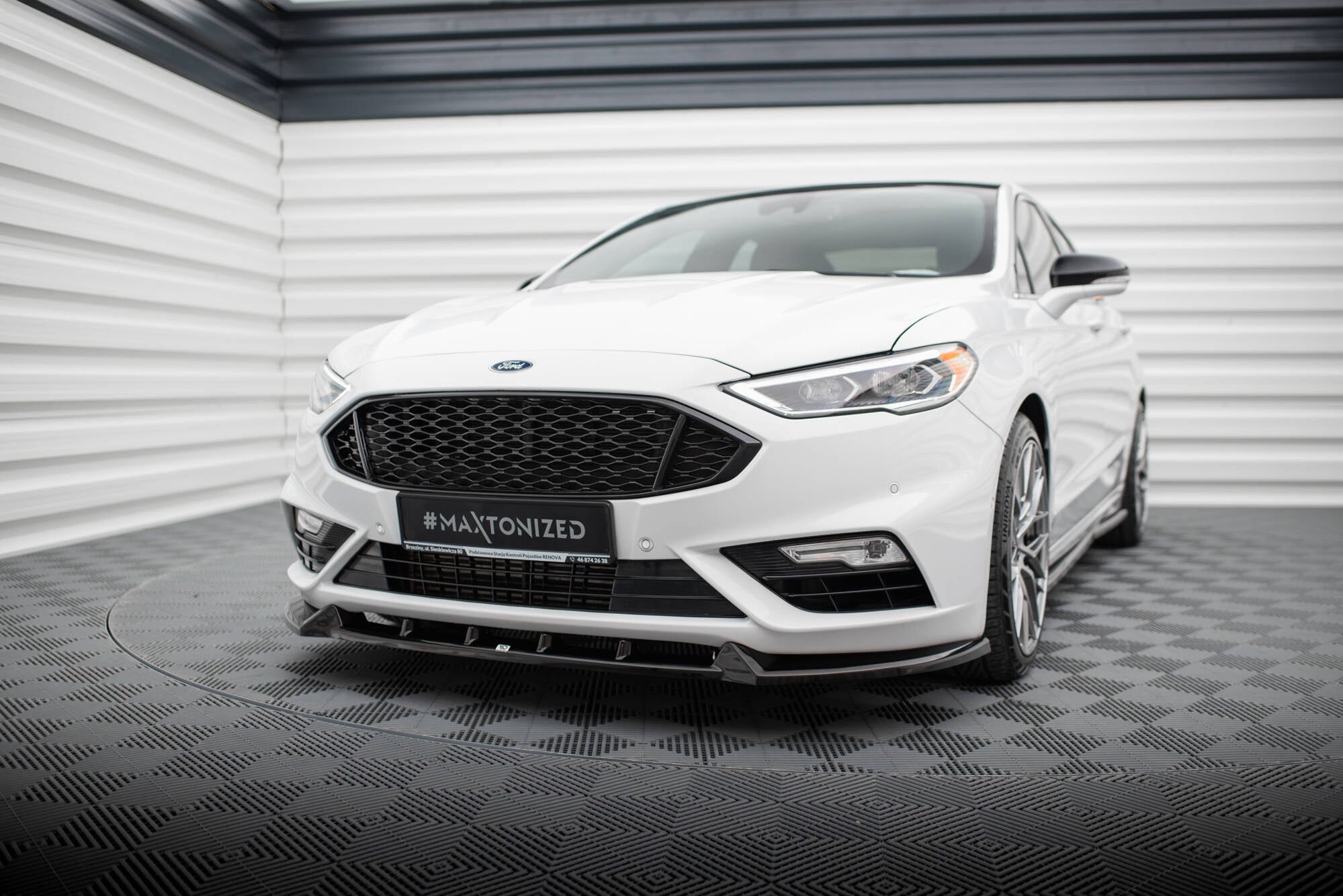 Front splitter ford mondeo sport mk5 facelift / fusion sport mk2 facelift