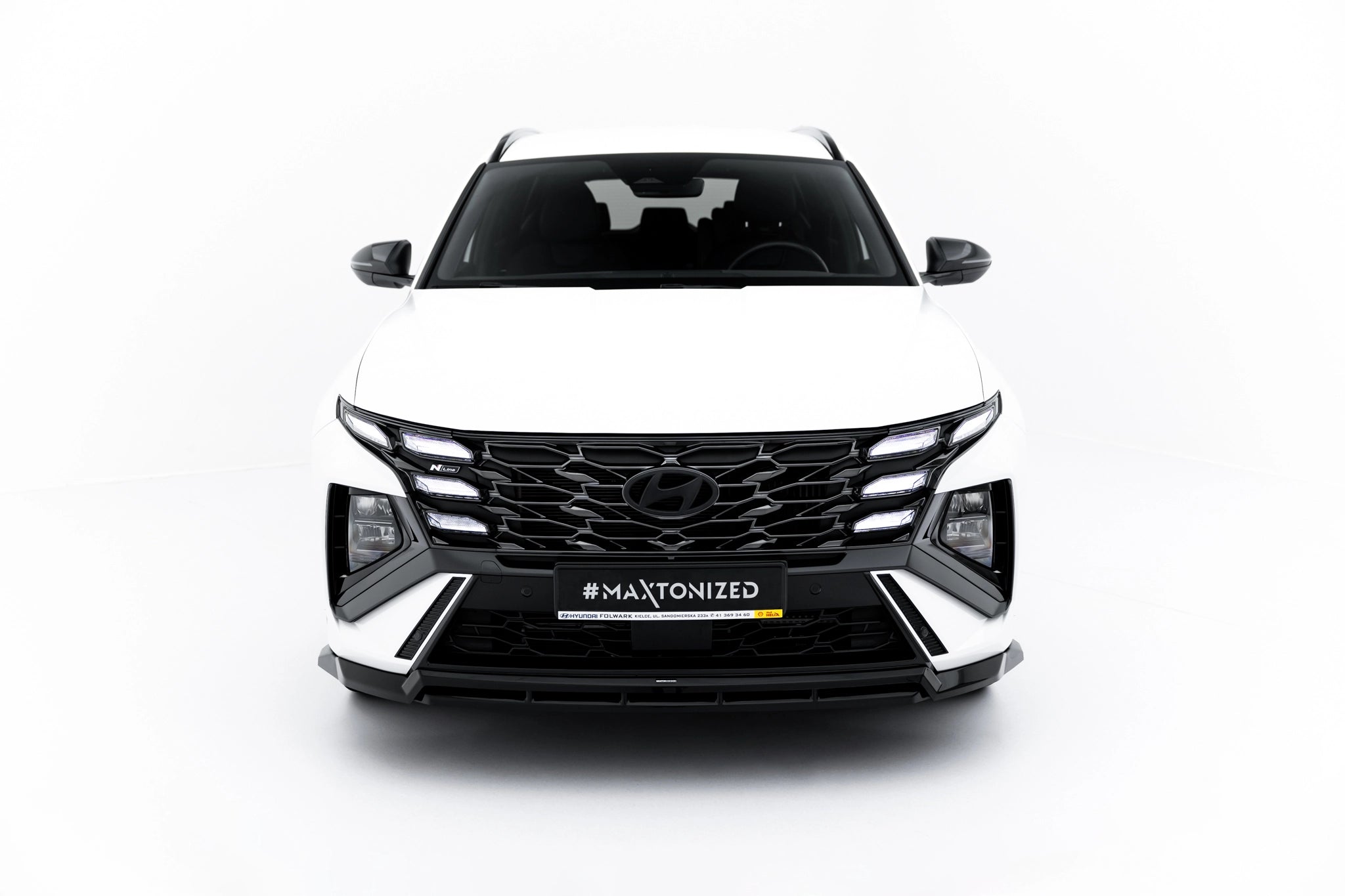 Front splitter hyundai tucson n-line mk4 facelift