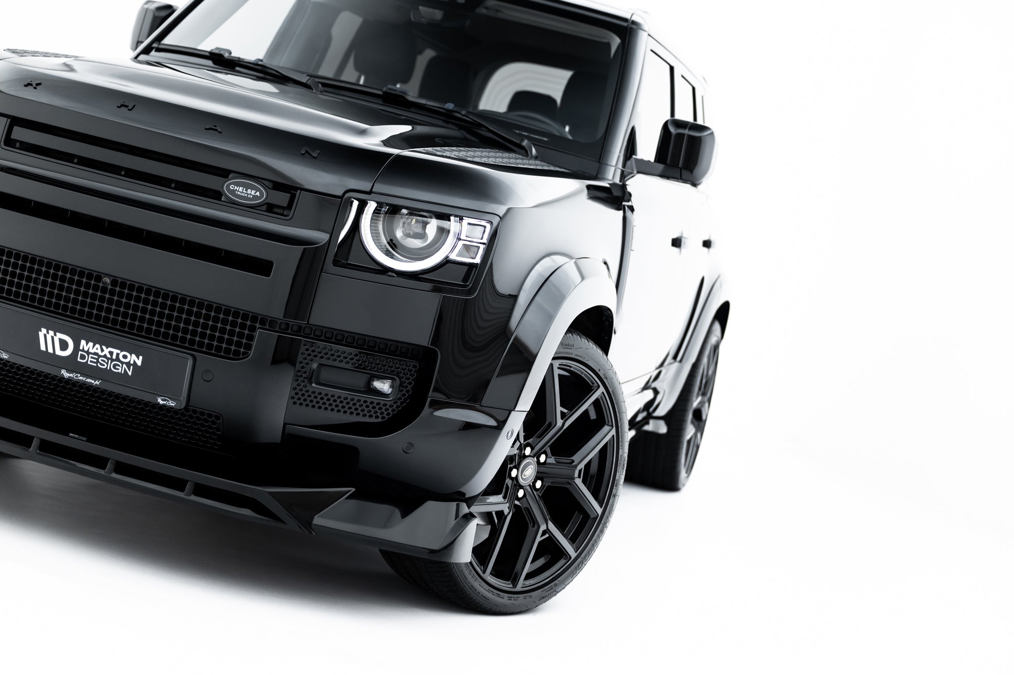 Land Rover Defender mk4:n etusplitteri