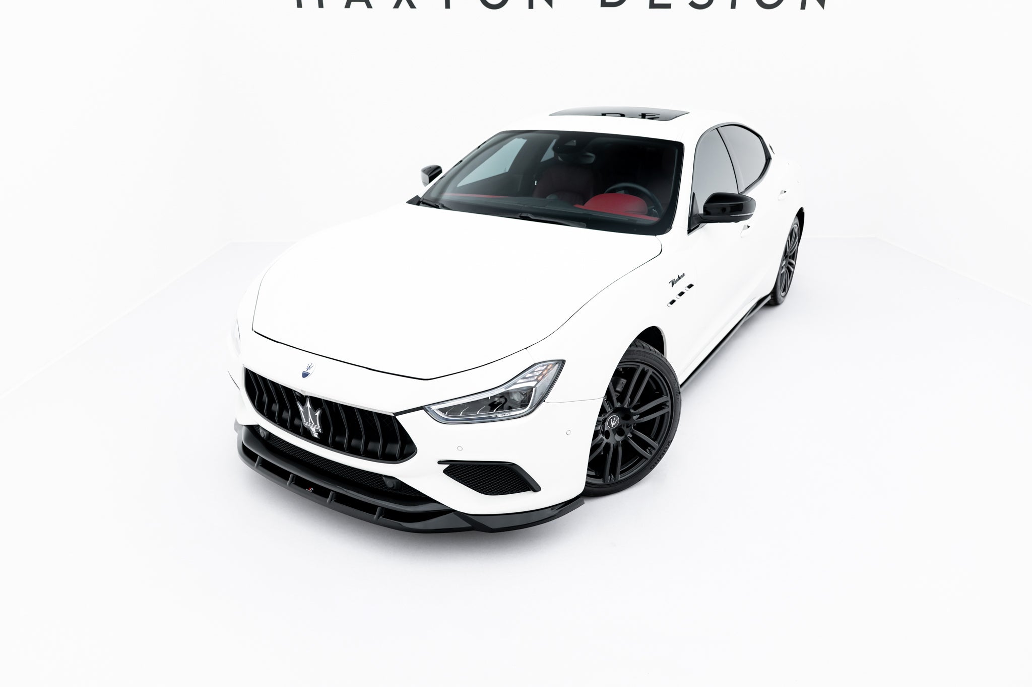 Front splitter maserati ghibli modena mk3 facelift