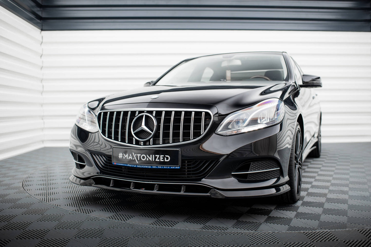 Front splitter mercedes-benz e w212 facelift