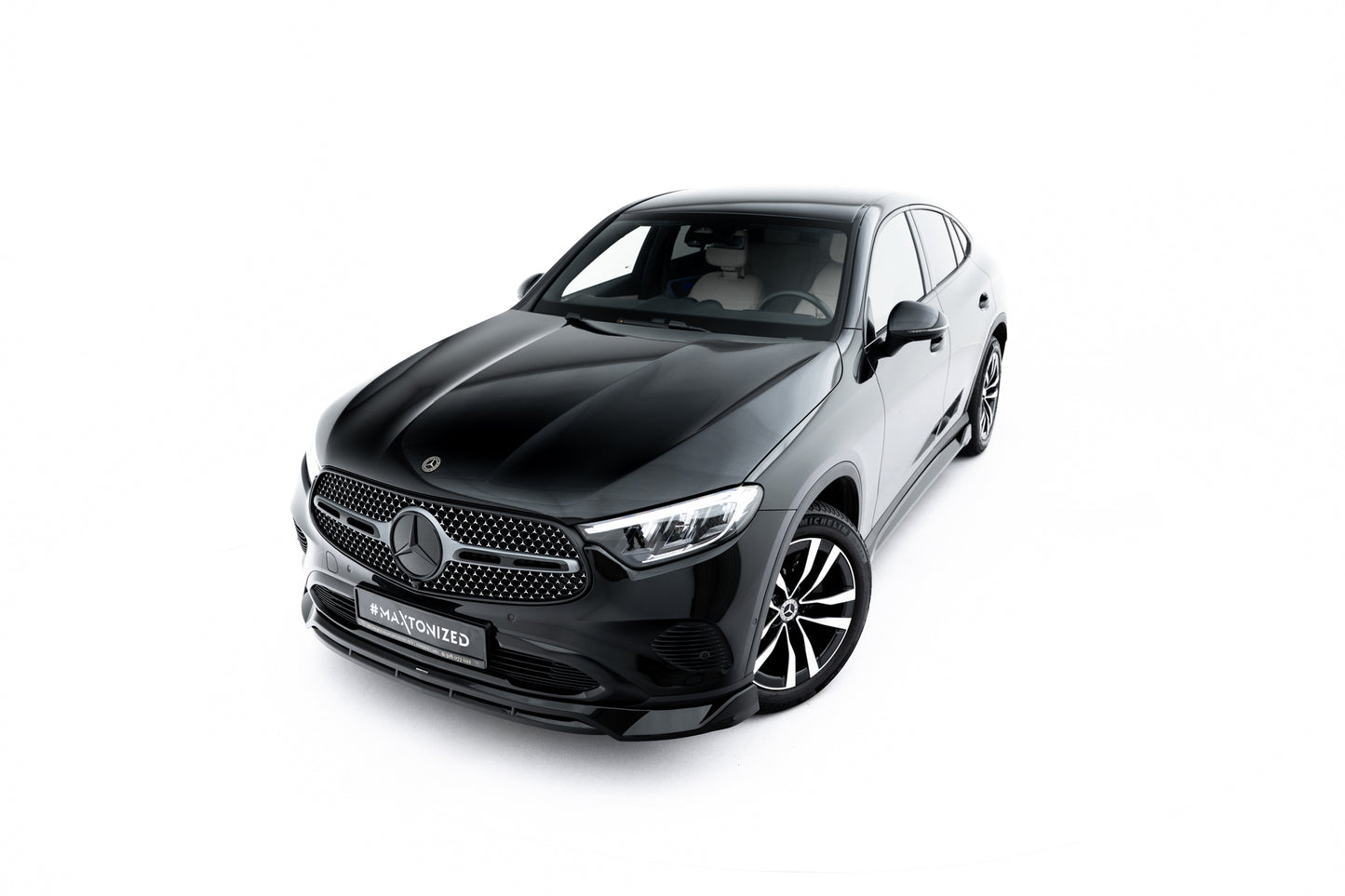 Front splitter mercedes-benz glc coupe c254