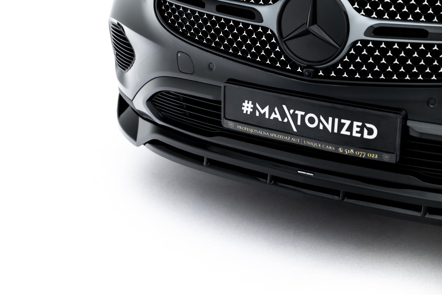 Front splitter mercedes-benz glc coupe c254