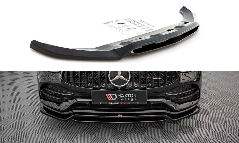 Front splitter mercedes-benz glc suv / coupe amg-line c253 / x253