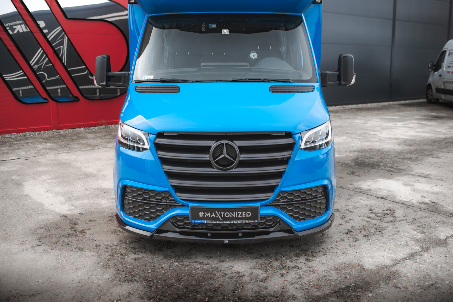 Front splitter mercedes-benz sprinter mk3