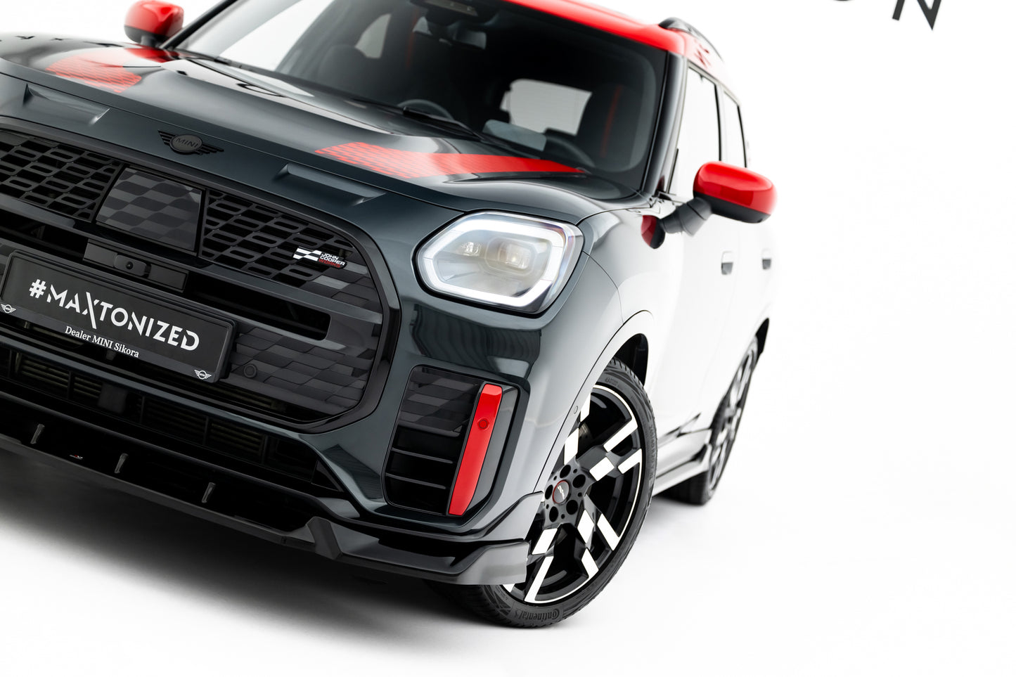 Front splitter mini countryman jcw u25