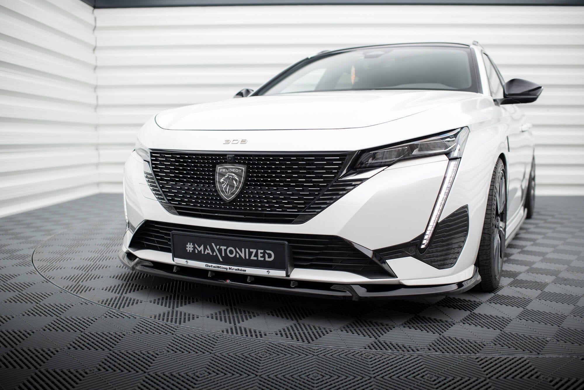 Front splitter peugeot 308 gt mk3