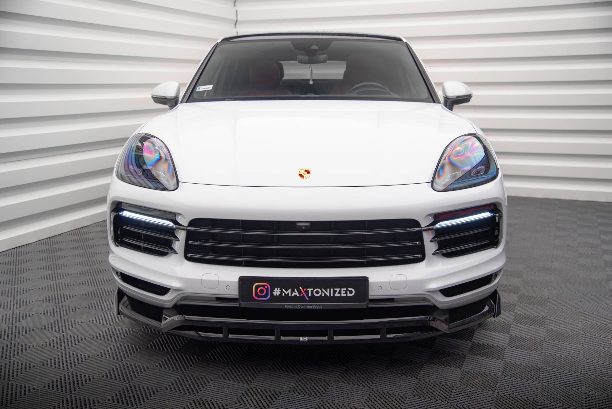 Front splitter porsche cayenne coupe / suv mk3