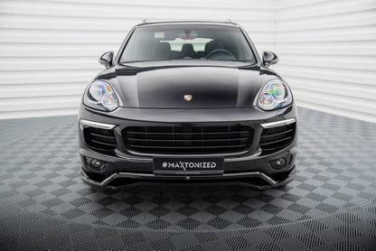 Front splitter porsche cayenne mk2 facelift