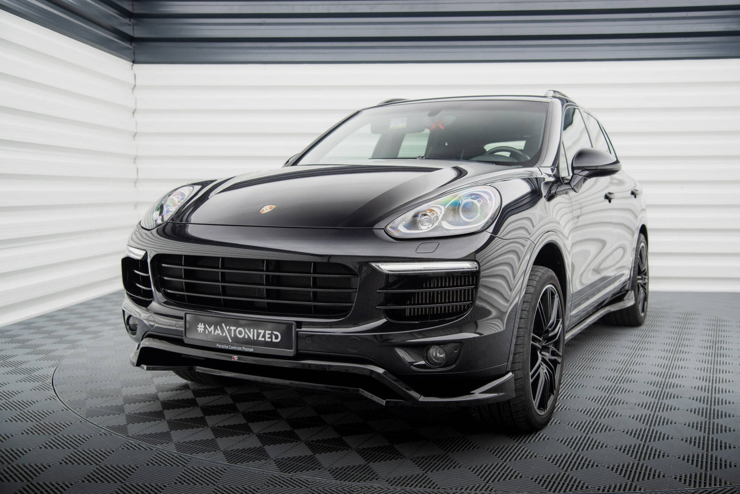 Front splitter porsche cayenne mk2 facelift