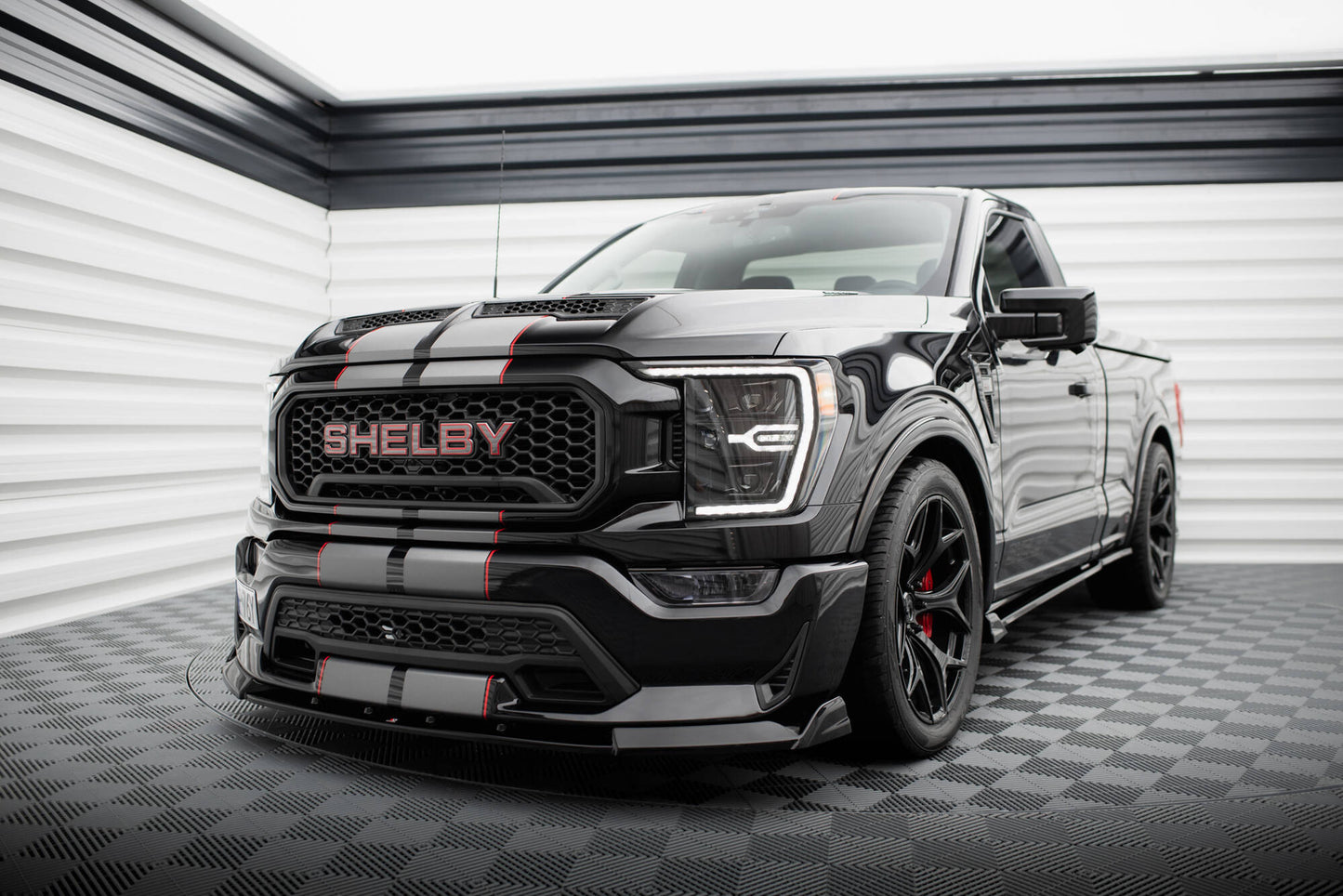Front splitter shelby f150 super snake