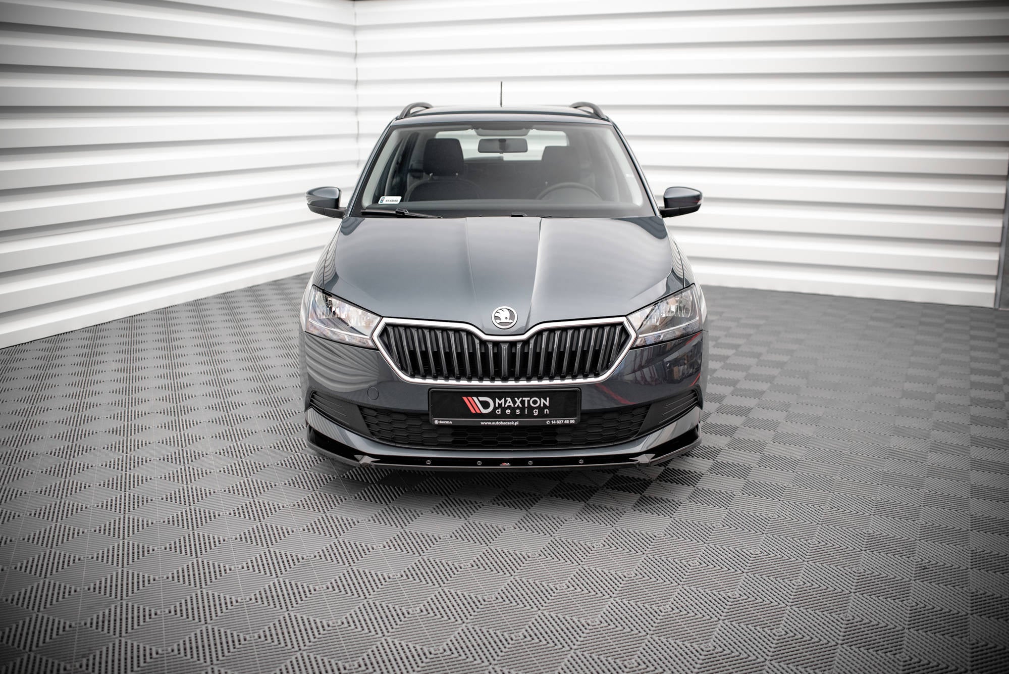 Front splitter skoda fabia mk3 facelift